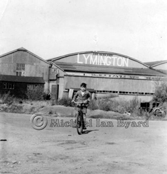 Me at Lymington Slipway 1952